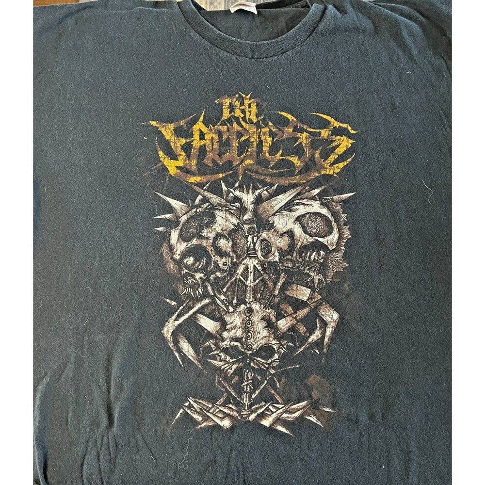 The Faceless Band T Shirt 2XL XXL Black Graphic Tee Prog Technical Death Metal